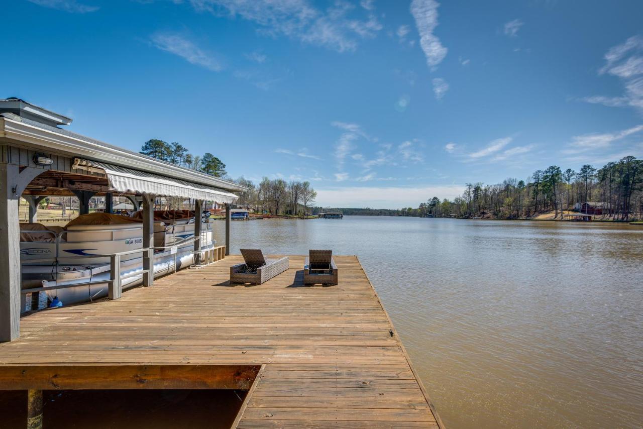 Quiet Lakefront Eatonton House With Boat Dock! Villa Bagian luar foto