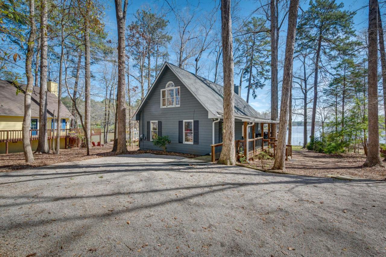 Quiet Lakefront Eatonton House With Boat Dock! Villa Bagian luar foto